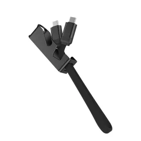 USB-kaabel Muvit MC167-RA-A Must