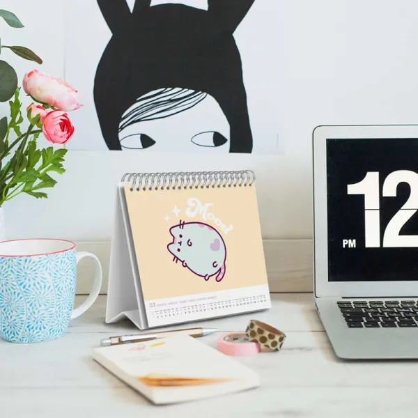 Pusheen - Desk Calendar 2026 17x20 cm