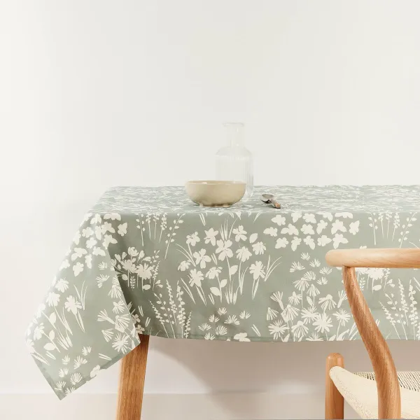 Скатерть Belum 0120-360 Зеленый 240 x 155 cm Цветы