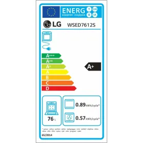 Pürolüütiline ahi LG WSED7612S 76 L