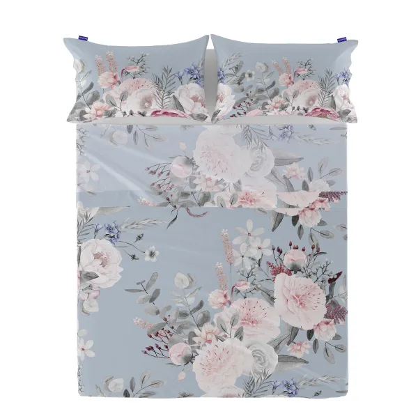 Viršutinis lapas HappyFriday Soft bouquet Spalvotas 160 x 270 cm