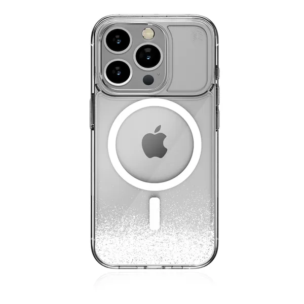 STM Relax Sand MagSafe - Case for iPhone 15 Pro (Clear / White)