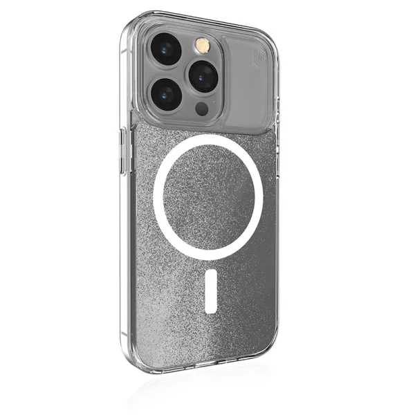 STM Relax Sand MagSafe - Case for iPhone 15 Pro (Clear / White)