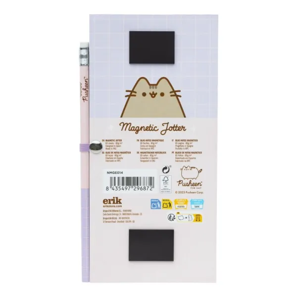 Pusheen - Notebook with fridge magnet + pencil from the Moments collection