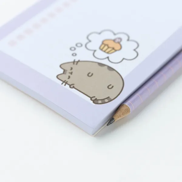Pusheen - Notebook with fridge magnet + pencil from the Moments collection