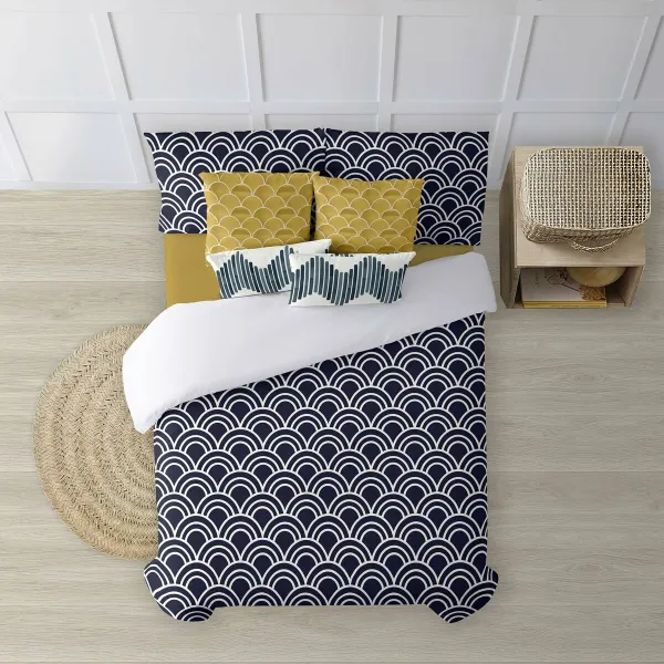 Nordic cover Decolores Toulouse Multicolour 175 Threads 200 x 200 cm Bottleneck