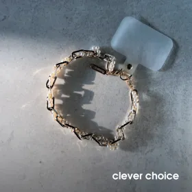 Crong Phone Charm - Lanyard Phone Pendant (Glam Twist)