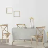 Dėmėms atspari derva dengta staltiesė Belum Rodas 2716 Šviesiai pilka 150 x 150 cm