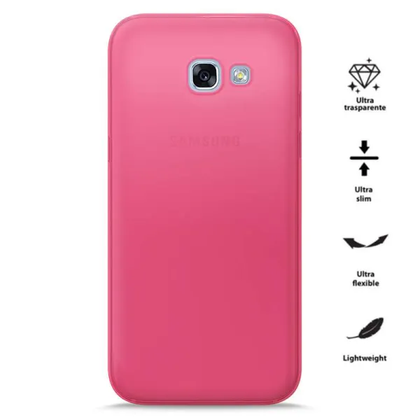 PURO 0.3 Nude - Case for Samsung Galaxy A3 (2017) (Fluo Pink)