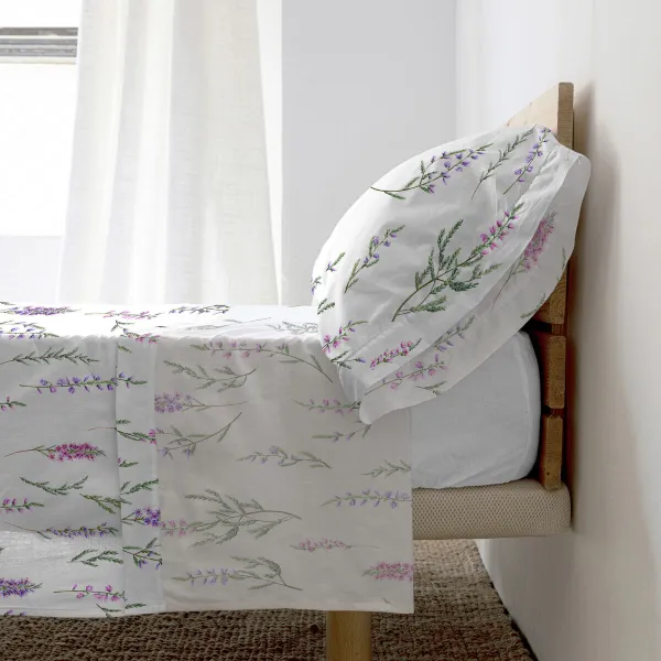 Antklodės užvalkalas be užpildo HappyFriday Lavender Spalvotas Lova 80/90