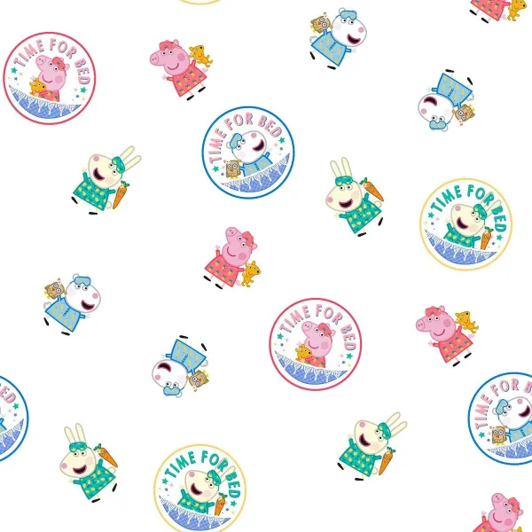 Vaikiškos lovatiesės antklodė Peppa Pig Time bed 100 x 120 cm
