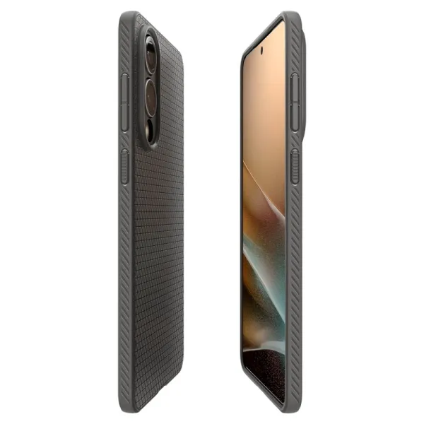 Spigen Liquid Air - Case for Samsung Galaxy S25 Edge (Marble Grey)