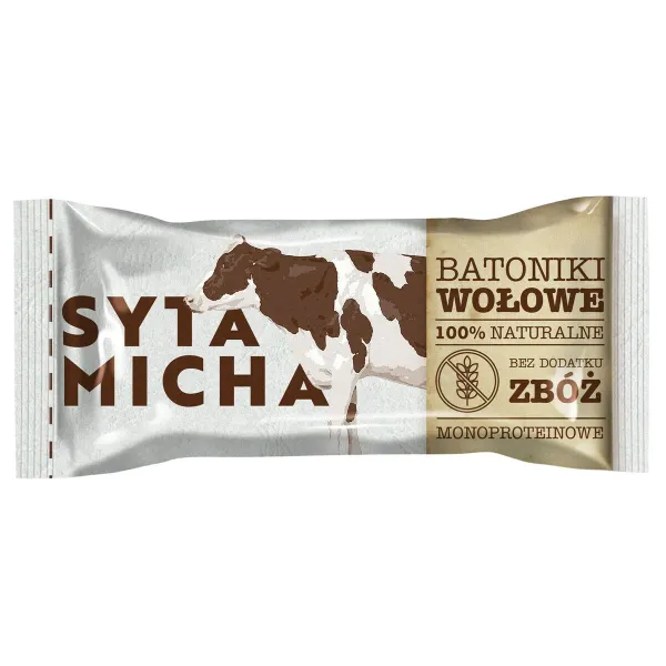Suņu uzkodas SYTA MICHA                                 Teļa gaļa Liellops 25 g 2 Daudzums