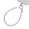 Crong Phone Charm - Lanyard Phone Pendant (Silver Beads)