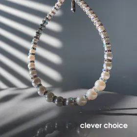 Crong Phone Charm - Lanyard Phone Pendant (Silver Beads)