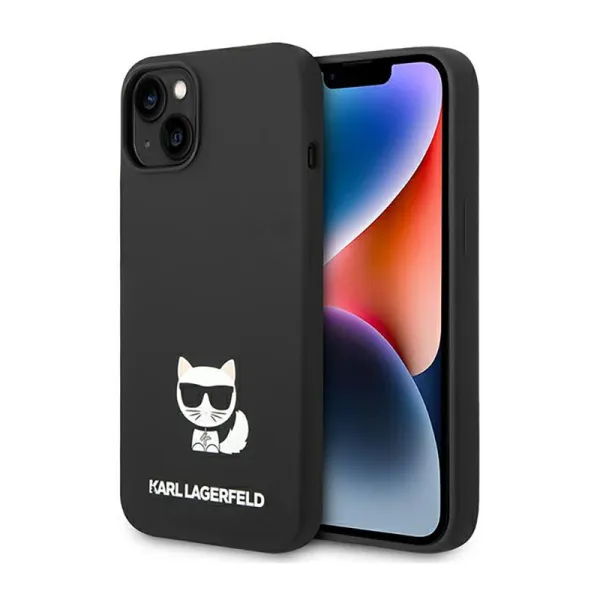 Karl Lagerfeld Choupette Body - Case for iPhone 14 Plus (Black)