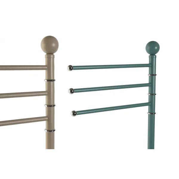 Pastatomoji rankšluosčių kabykla Home ESPRIT Rusvai gelsva Turkis Metalinis 43 x 22 x 90 cm 2 vnt.