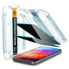 Spigen GLAS.TR EZ FIT Privacy 2-Pack - Tempered glass with privacy filter for iPhone 15 / 16 2pcs