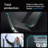 Spigen GLAS.TR EZ FIT Privacy 2-Pack - Tempered glass with privacy filter for iPhone 15 / 16 2pcs