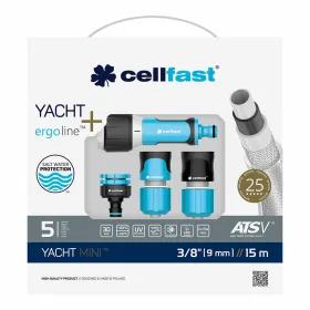 Набор шлангов с принадлежностями Cellfast Yacht Mini Ats PVC 15 m Ø 9 mm
