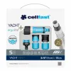 Šļūtenes komplekts ar piederumiem Cellfast Yacht Mini Ats PVC 15 m Ø 9 mm