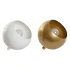 Galda lampa Home ESPRIT Balts Bronza Metāls 50 W 220 V 15 x 15 x 15 cm (2 gb.)