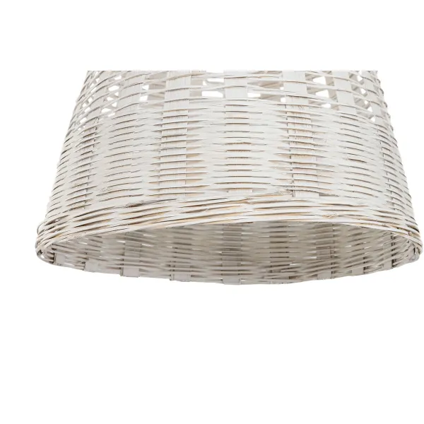 Pakabinamas apšvietimas Home ESPRIT Balta Bambukas Mango mediena 50 W 48 x 48 x 57 cm