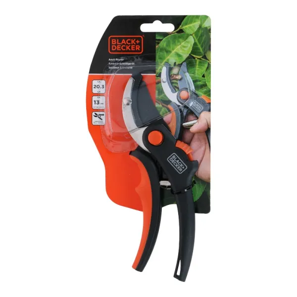 Black&Decker - Garden Shears for Flowers / Hedges with Hardened Steel Blade
