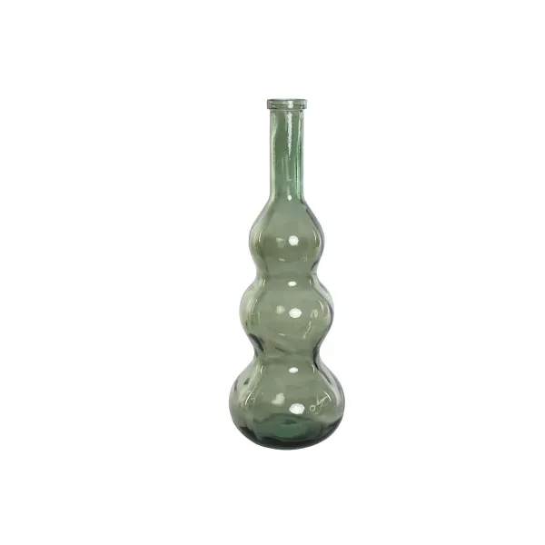 Maljakko Home ESPRIT Vihreä Kierrätyslasi 26,5 x 26,5 x 75 cm