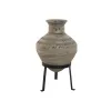 Maljakko Home ESPRIT Musta Beige Metalli Magnesium 28 x 28 x 47 cm