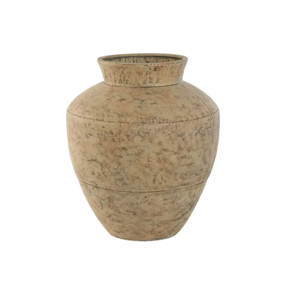 Vāze Home ESPRIT Bēšs Metāls 33 x 33 x 37 cm