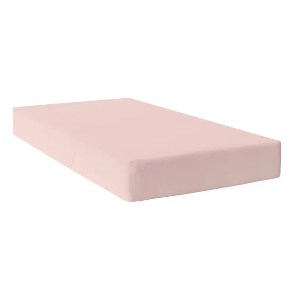 Подогнанный нижний лист HappyFriday BASIC Светло Pозовый 105 x 200 x 32 cm