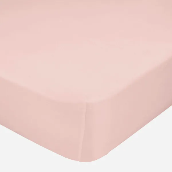 Подогнанный нижний лист HappyFriday BASIC Светло Pозовый 105 x 200 x 32 cm