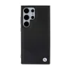 BMW Signature Leather Crossing Lines Pattern - Case for Samsung Galaxy S24 Ultra (Black)