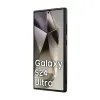 BMW Signature Leather Crossing Lines Pattern - Case for Samsung Galaxy S24 Ultra (Black)