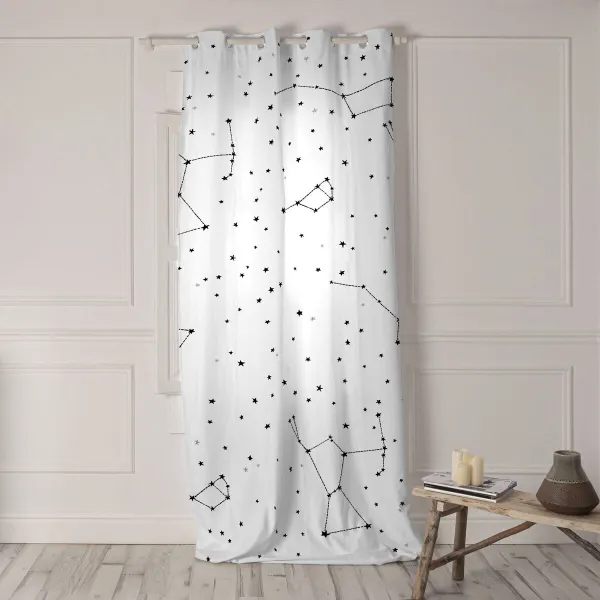 Užuolaidos HappyFriday BLANC Spalvotas Žvaigždės 140 x 300 cm