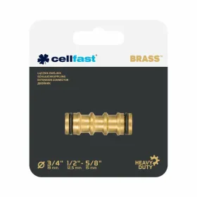 Шланговый соединитель Cellfast Латунь Двойное