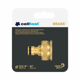 Шланговый соединитель Cellfast 3/4" 1" Латунь Смеситель
