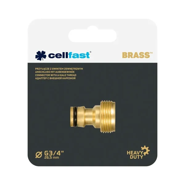 Шланговый соединитель Cellfast 3/4" Латунь Смеситель Внутренность