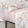 Fitted bottom sheet HappyFriday Ohara Multicolour 140 x 200 x 32 cm