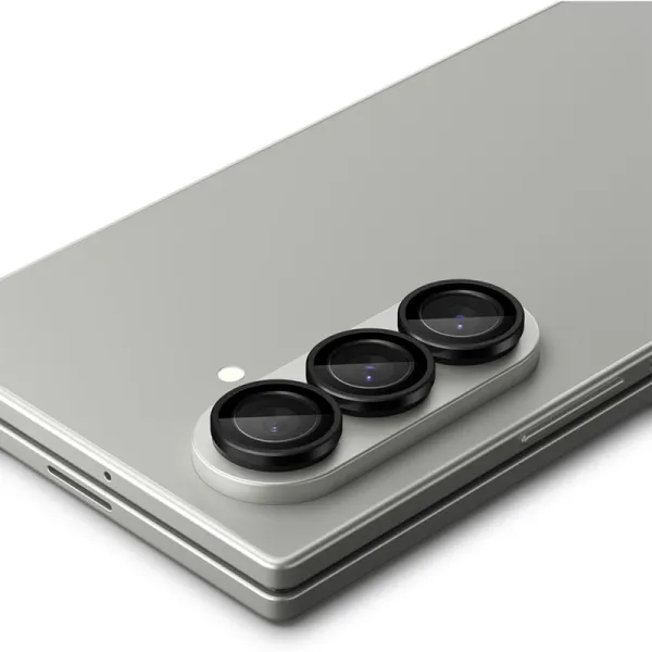 Spigen Optik Pro HD GLAS.TR EZ Fit Camera Protector 2-Pack - Lens Protector for Samsung Galaxy Z Fold 7 (2 pcs)(Black)