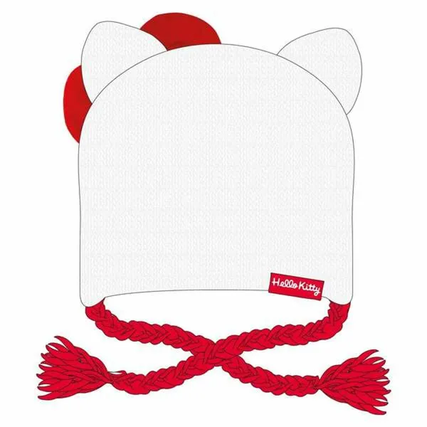Laste nokamüts Hello Kitty Valge