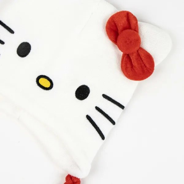 Laste nokamüts Hello Kitty Valge