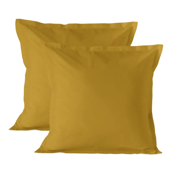 Pagalvėlės užvalkalas HappyFriday Basic Garstyčios 60 x 60 cm 2 vnt.