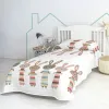 Lovatiesė (antklodė) HappyFriday Moshi Moshi Rabbit Family Spalvotas 180 x 260 cm