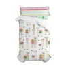 Комплект чехлов для одеяла HappyFriday Moshi Moshi Cute Llamas Разноцветный 2 Предметы