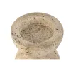 Svečturis Home ESPRIT Bēšs Magnijs 12 x 12 x 12,7 cm