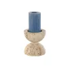 Svečturis Home ESPRIT Bēšs Magnijs 12 x 12 x 12,7 cm