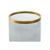 Подсвечник Home ESPRIT Синий Позолоченный Стеклянный 17 x 17 x 28 cm