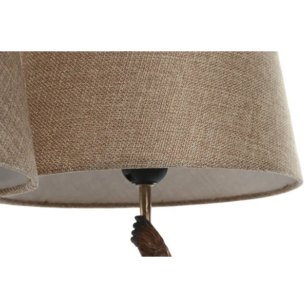 Stalinė lempa Home ESPRIT Ruda Metalinis Derva 50 W 220 V 26 x 26 x 53,5 cm (2 vnt.)